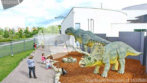 Image of Dinosaur exhibition in Finnish Science Centre Heureka