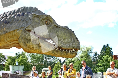 Image of Dinosaur exhibition in Finnish Science Centre Heureka