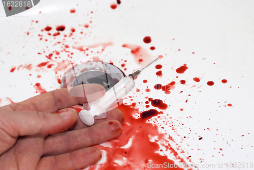 Image of suicide and overdose