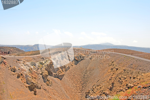 Image of Santorini volcano