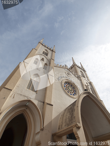 Image of St Francis Xavier Church in Melaka Malaysia