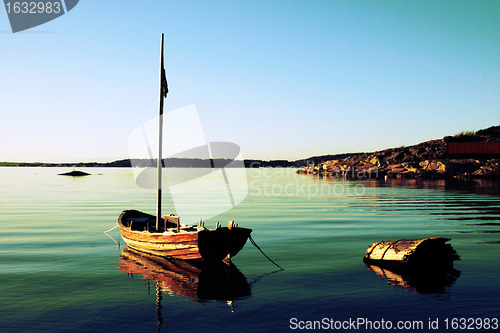 Image of old wooden boat