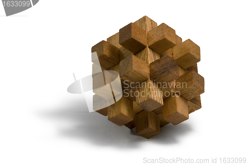 Image of wooden 3D puzzle