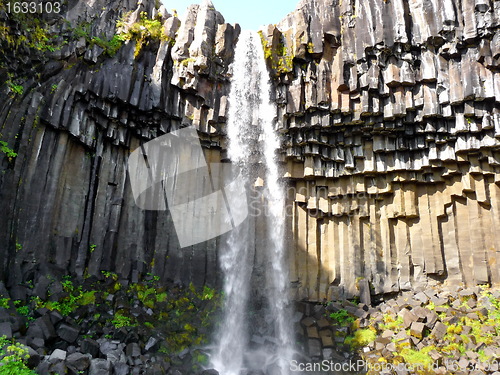 Image of Skaftafell iceland waterfall