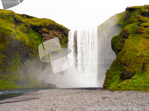 Image of Skogafoss iceland waterfall