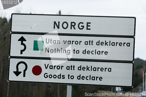 Image of Norwegian border