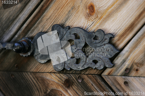 Image of Old Ornament on Door