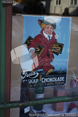 Image of Old Freja Choclate Sign