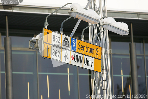 Image of Road sign