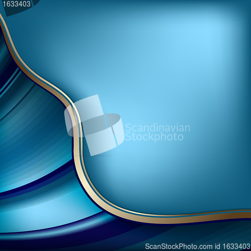 Image of Blue frame with strips