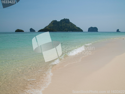 Image of Beach and islands in the Andaman Sea