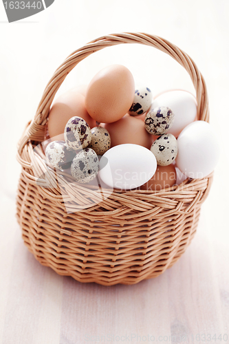 Image of basket of eggs