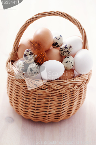 Image of basket of eggs