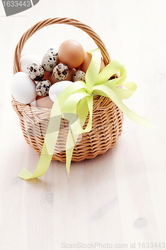 Image of basket of eggs