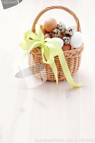 Image of basket of eggs