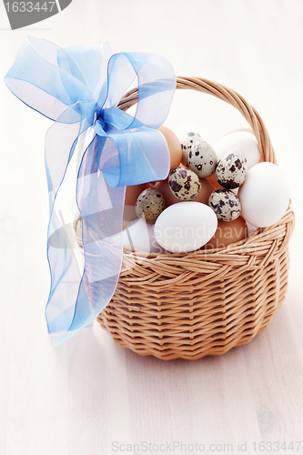 Image of basket of eggs