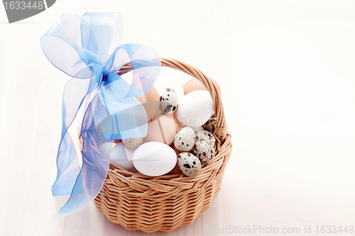 Image of basket of eggs