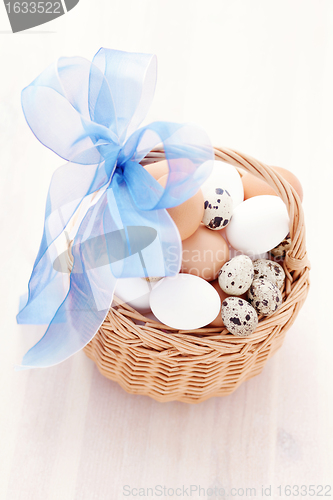 Image of basket of eggs