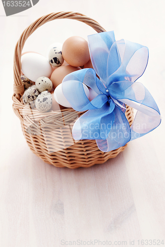 Image of basket of eggs