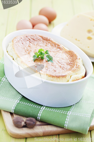 Image of cheese souffle