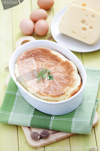 Image of cheese souffle
