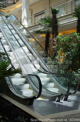 Image of escalator