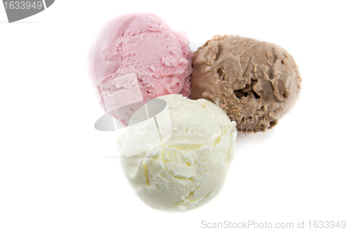 Image of Tricolor scoops