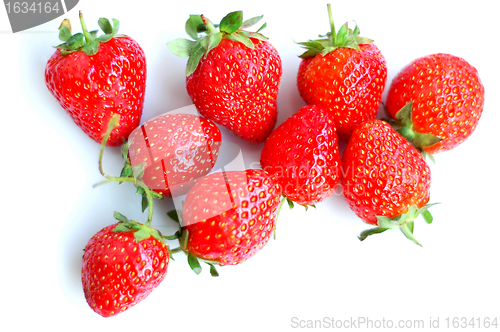 Image of Strawberry fruits