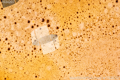 Image of coffee foam texture