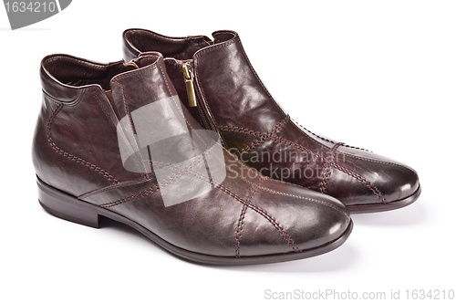 Image of brown male shoes