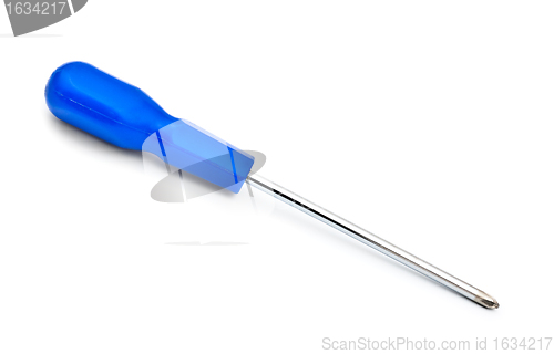 Image of blue handle screwdriver