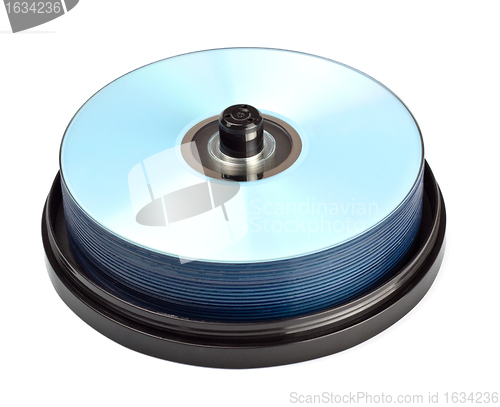 Image of stack of dvd recordables