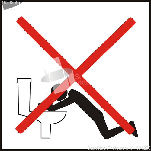 Image of Incorrect ways of using the public toilets