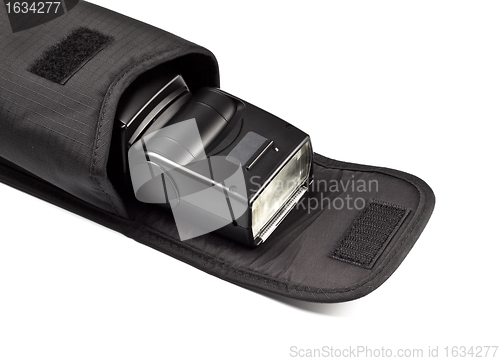Image of camera flash in cover