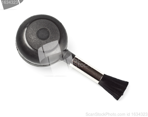 Image of black brush for photo camera