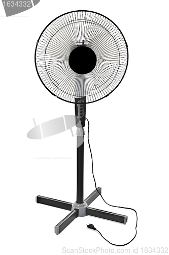 Image of black office fan