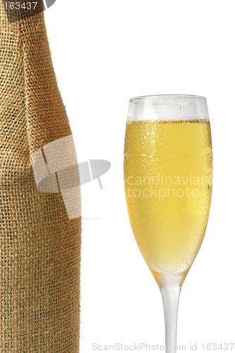 Image of Champagne and Bottle