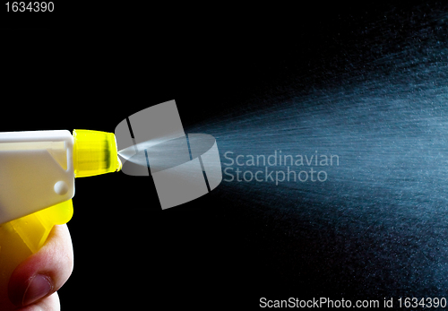 Image of spraying water