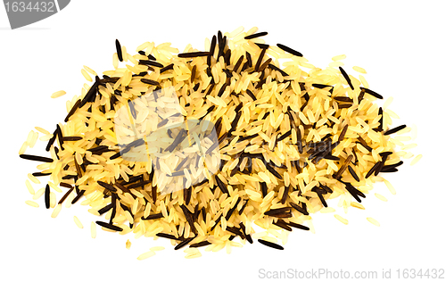 Image of yellow and black rice blend