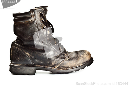 Image of old army style boot