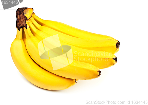 Image of bunch of yellow bananas