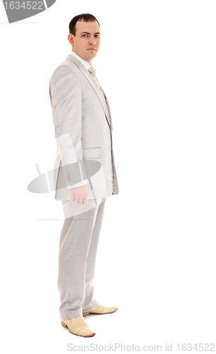 Image of man in wedding suit