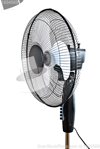 Image of black office fan