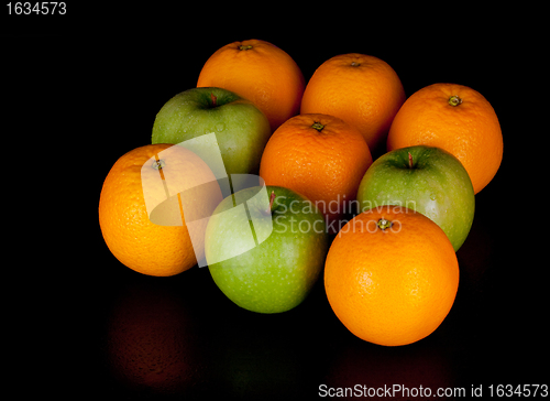 Image of apples and oranges