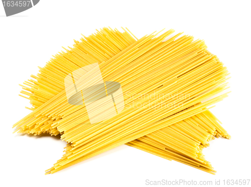 Image of bunches of spaghetti