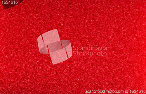 Image of red foam rubber texture