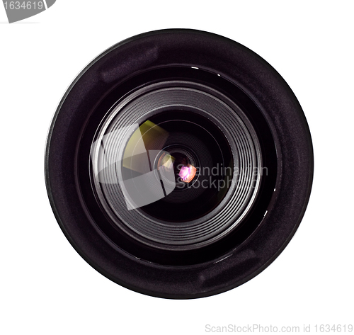 Image of wide angle lens front