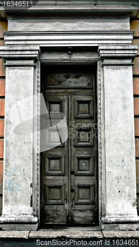 Image of old terrible door
