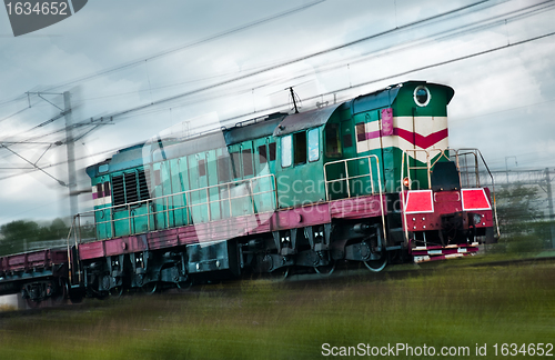 Image of fast cargo train