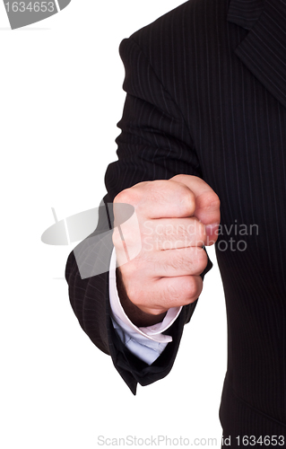 Image of businessman fist